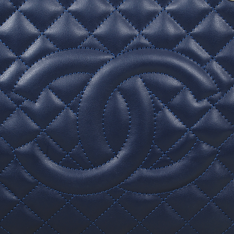 Chanel Shopping Bag Calfskin Leather A52248 Royalblue