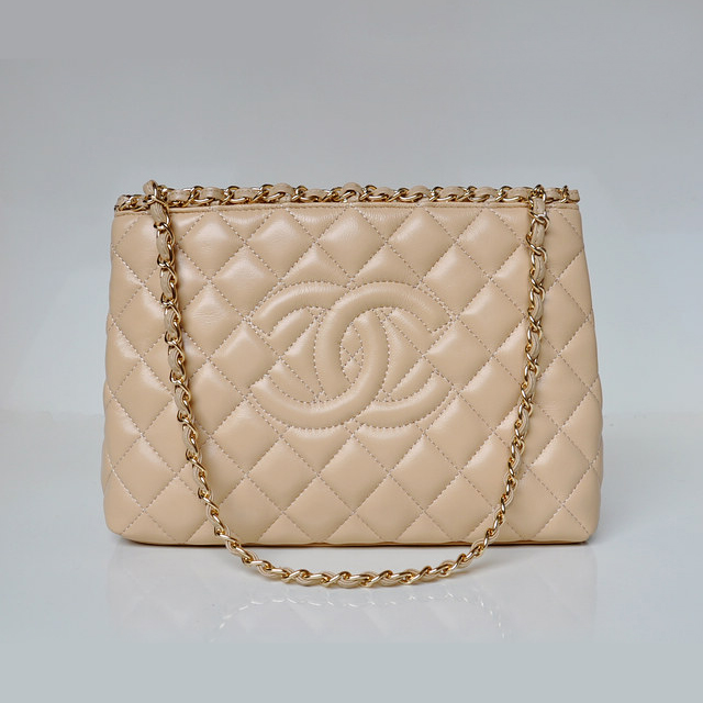 Chanel Shopping Bag Sheepskin Leather A50496 Rose