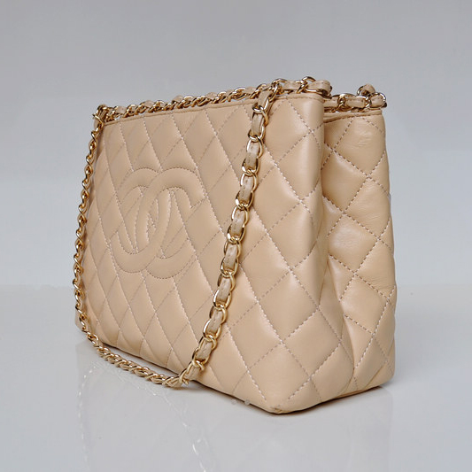 Chanel Shopping Bag Sheepskin Leather A50496 Rose