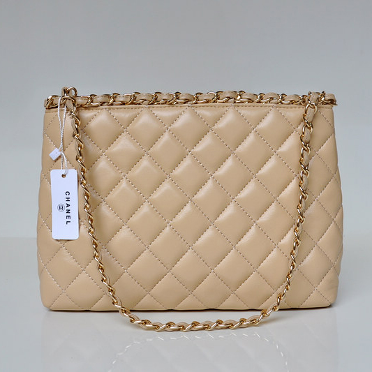 Chanel Shopping Bag Sheepskin Leather A50496 Rose