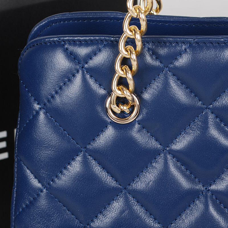 Chanel Shopping Bag Sheepskin Leather A52233 RoyalBlue