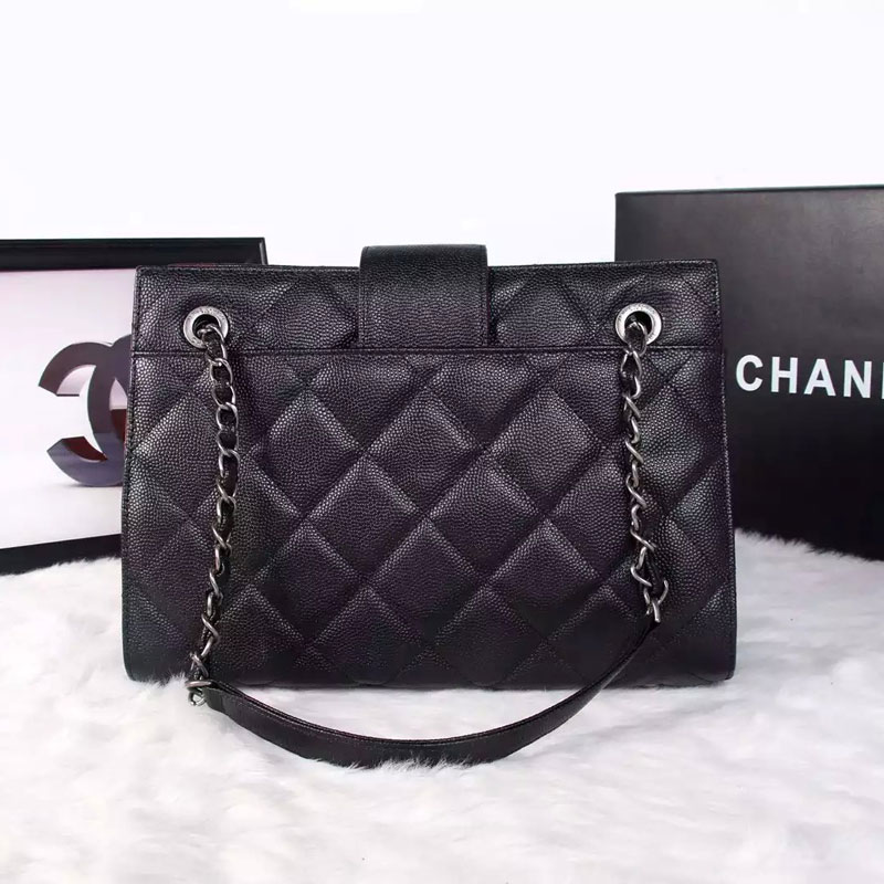 Chanel Shopping Bag in Original Caviar Leather A1870 Black