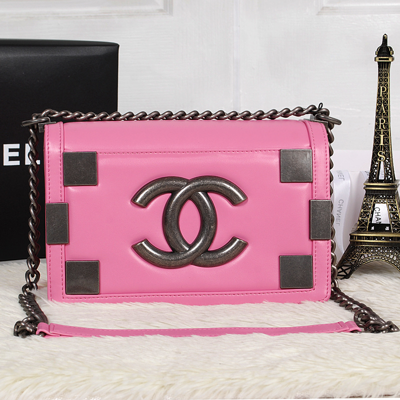 Chanel Shoulder Bag Original Sheepskin Leather A58800 Pink