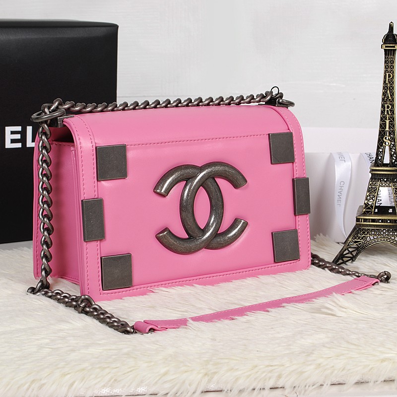 Chanel Shoulder Bag Original Sheepskin Leather A58800 Pink