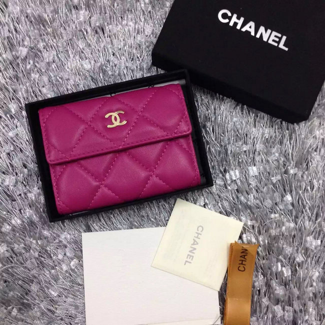 Chanel coin pocket Lambskin Leather A50088 Rose