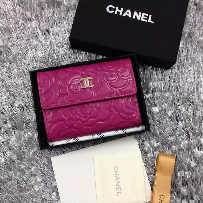 Chanel coin pocket Lambskin Leather A50088 Rose