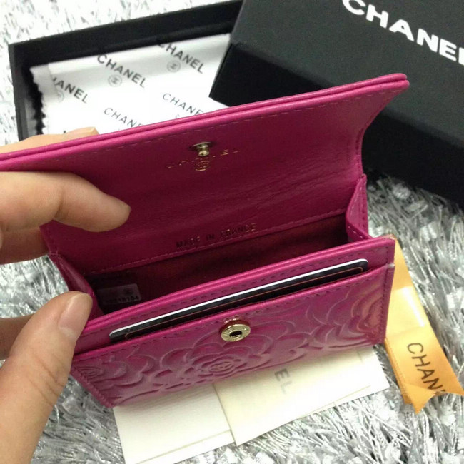 Chanel coin pocket Lambskin Leather A50088 Rose