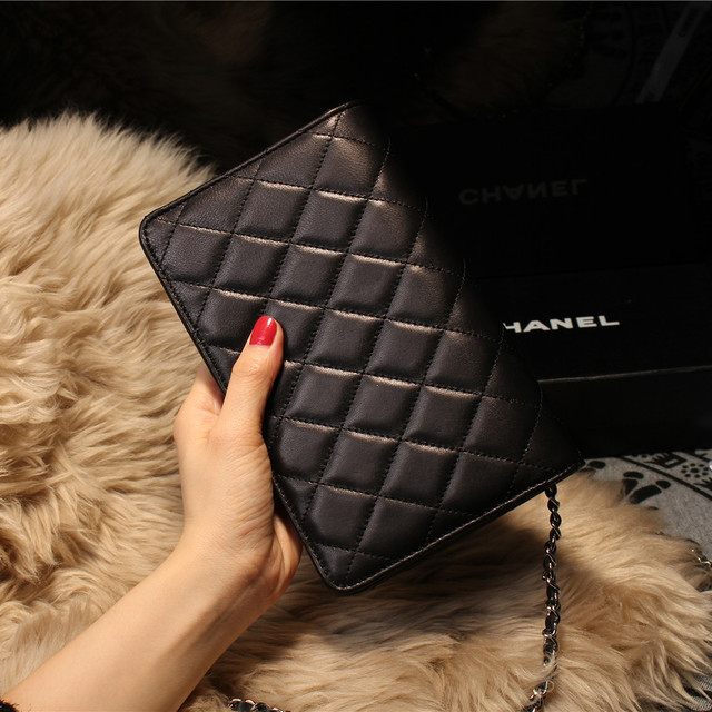 Chanel mini Flap Bag A31157 Black Original Sheepskin Leather