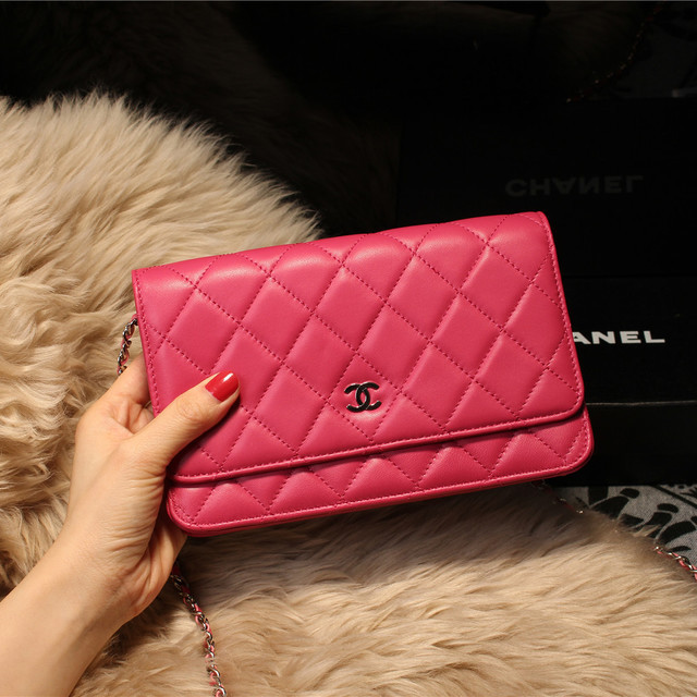 Chanel mini Flap Bag A31157 Rose Original Sheepskin Leather