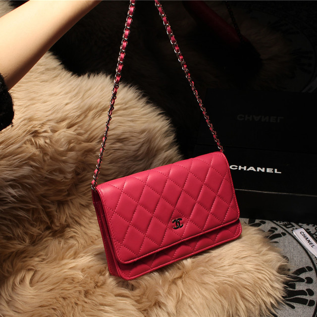 Chanel mini Flap Bag A31157 Rose Original Sheepskin Leather