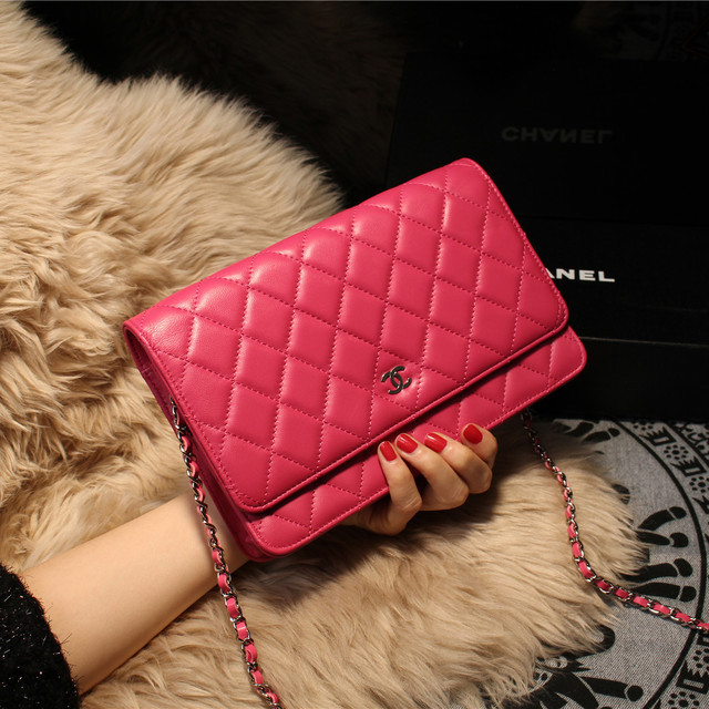 Chanel mini Flap Bag A31158 Rose Original Sheepskin Leather