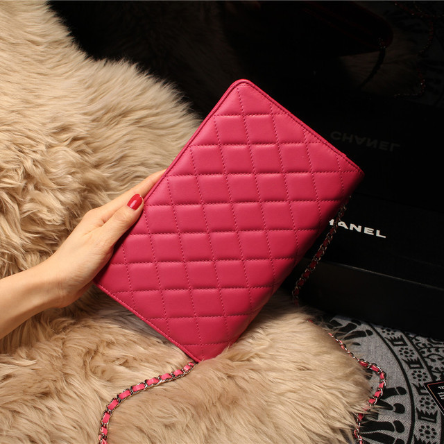 Chanel mini Flap Bag A31158 Rose Original Sheepskin Leather