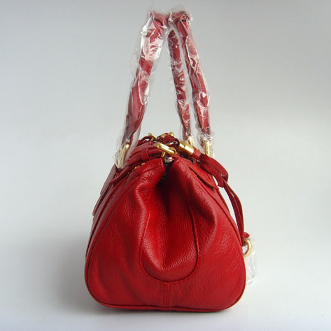 Chloe 50831 Red paddington tote leather Paddington bag