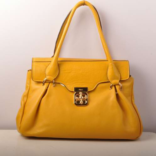 Chloe Elsie Shoulder Bag 90293 Yellow