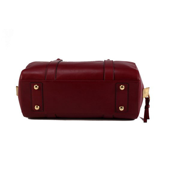 Chloe Madeleine Satchel Bags Wine Red