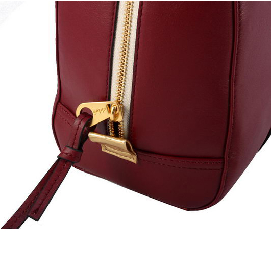 Chloe Madeleine Satchel Bags Wine Red