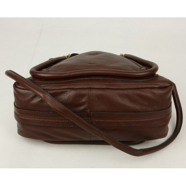 Chloe Paraty Shoulder Bags Calf Leather Brown 29883