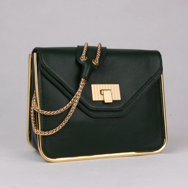 Chloe Sally Calf Leather Shoulder Bag black 50898