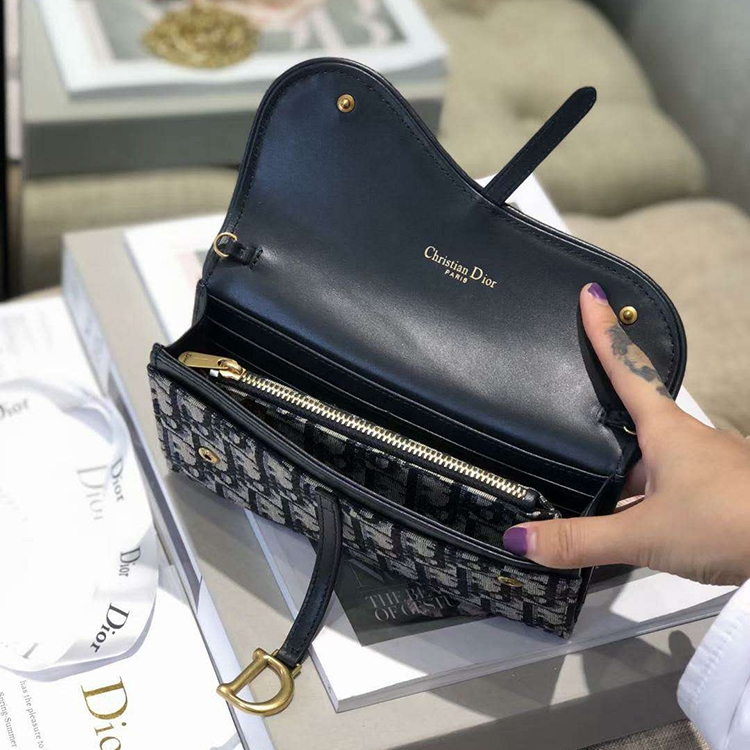 DIOR SADDLE WALLET