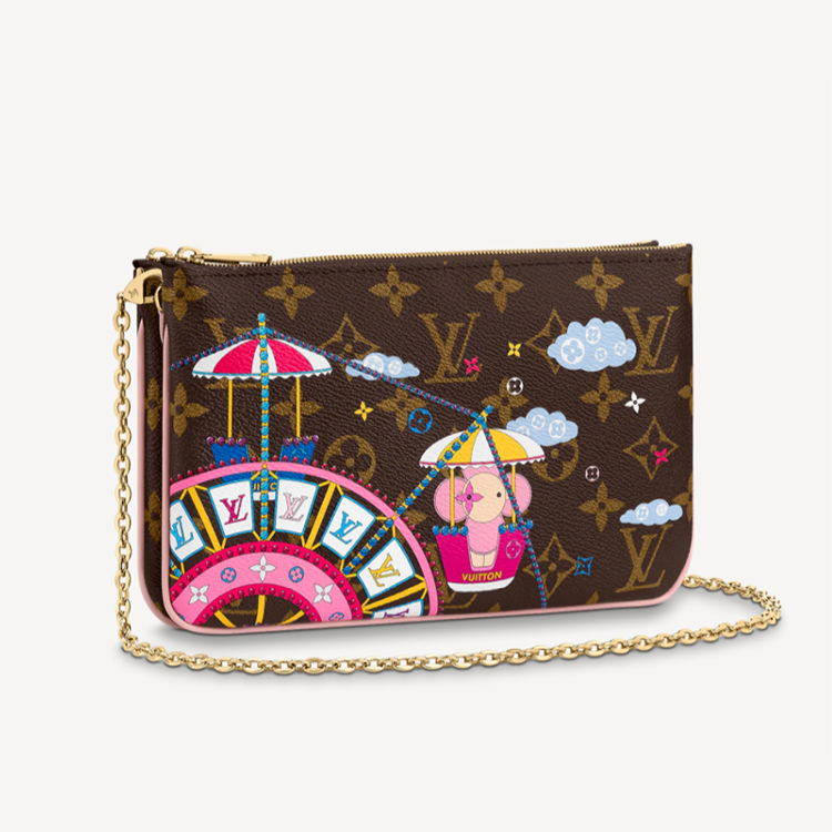 DOUBLE ZIP POCHETTE