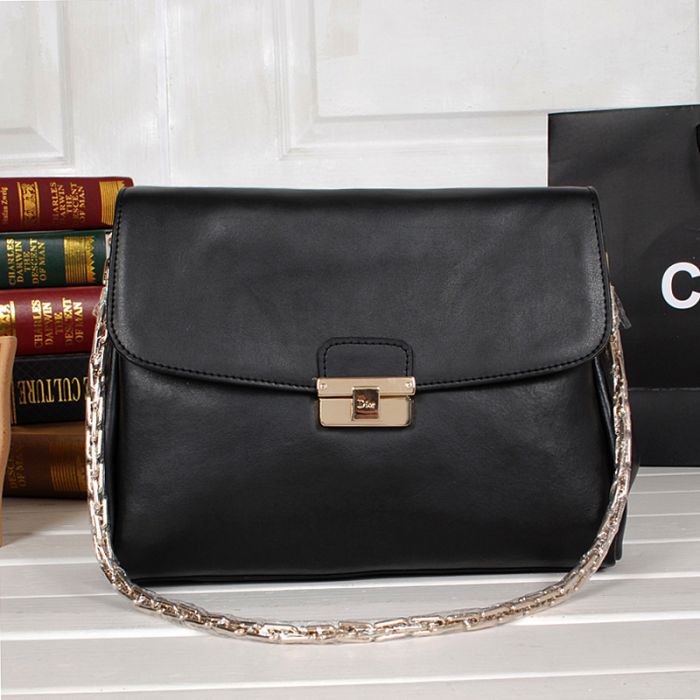 Dior DIORLING Bag Calf Leather D52281 Black