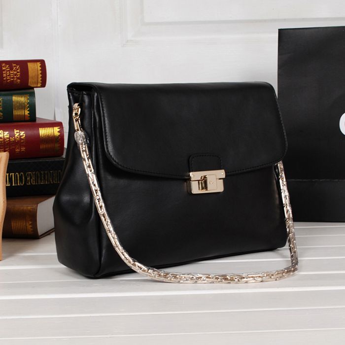 Dior DIORLING Bag Calf Leather D52281 Black