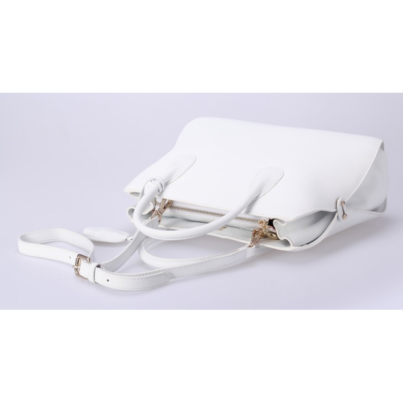 Dior DiorBar Small Top Handle Bag Calf Leather D033 White