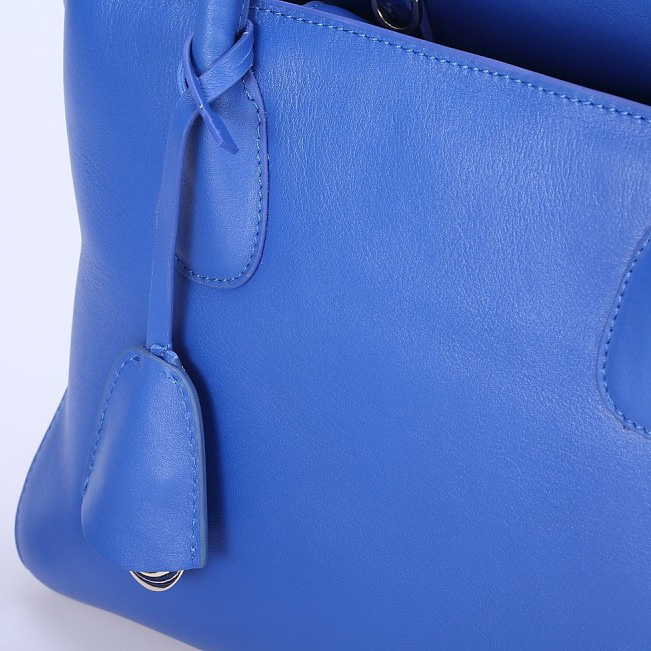 Dior DiorBar Top Handle Bag Calf Leather D033 Blue