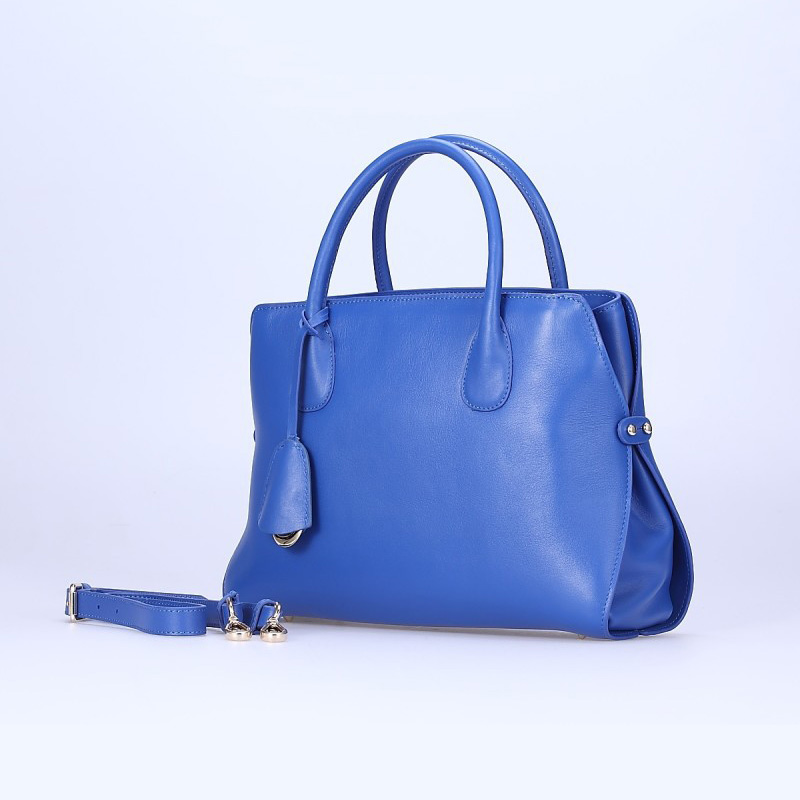 Dior DiorBar Top Handle Bag Calf Leather D033 Blue