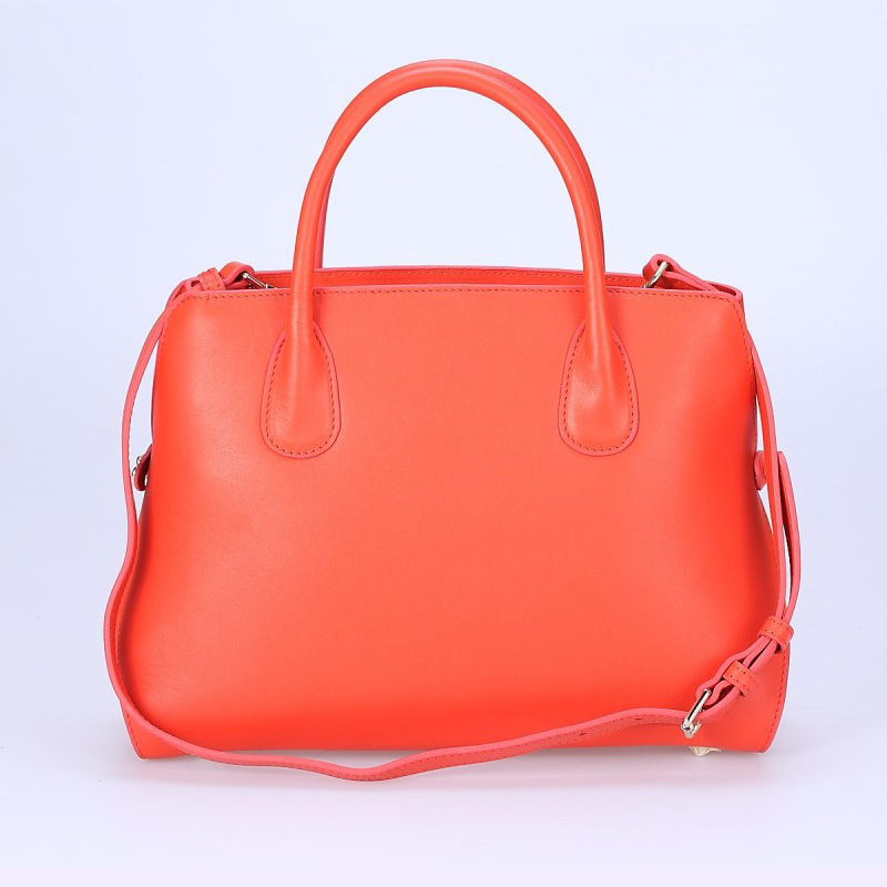 Dior DiorBar Top Handle Bag Calf Leather D033 Cherry Red