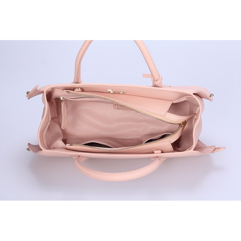 Dior DiorBar Top Handle Bag Calf Leather D033 Pink