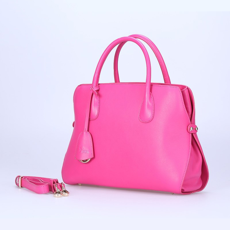 Dior DiorBar Top Handle Bag Calf Leather D033 Rose