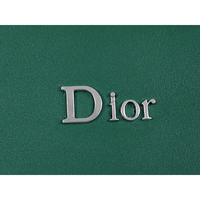 Dior Fall Winter Calfskin Top Handle Bag D0904 Darkgreen