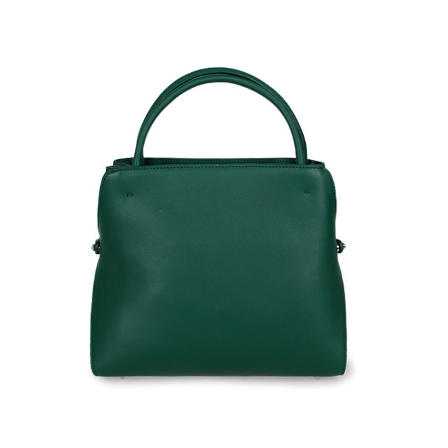 Dior Fall Winter Calfskin Top Handle Bag D0904 Darkgreen