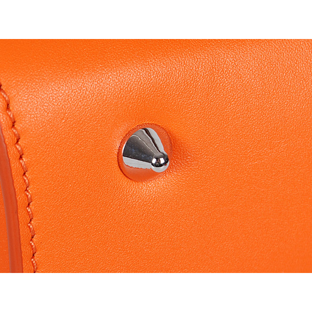 Dior Fall Winter Calfskin Top Handle Bag D0904 Orange