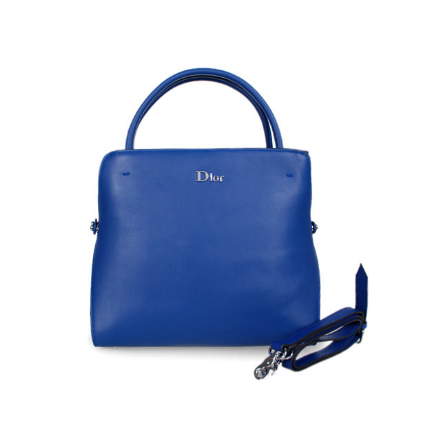 Dior Fall Winter Calfskin Top Handle Bag D0904 Royalblue