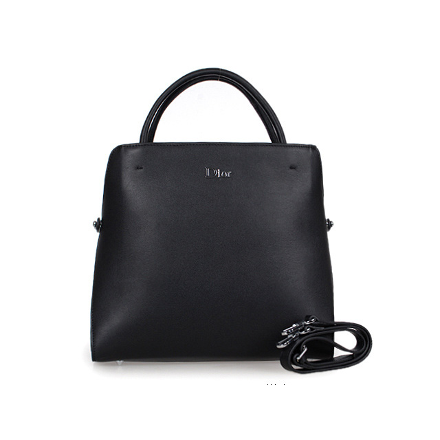 Dior Fall Winter Calfskin Top Handle Bag D0905 Black