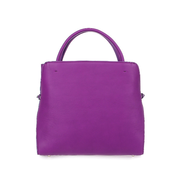 Dior Fall Winter Calfskin Top Handle Bag D0905 Purple