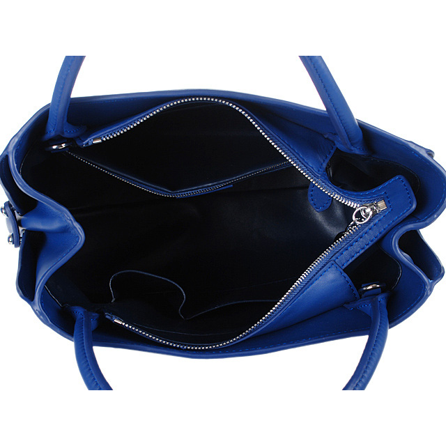 Dior Fall Winter Calfskin Top Handle Bag D0905 Royalblue