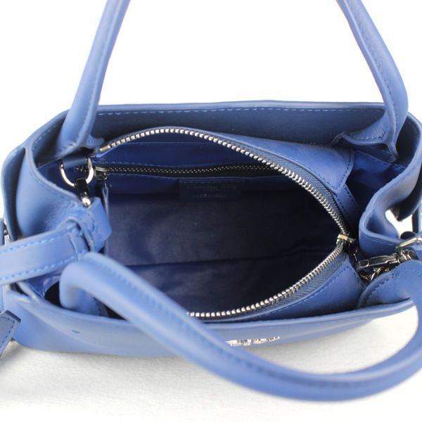 Dior Fall Winter Calfskin Top Handle Bag D0906 Blue