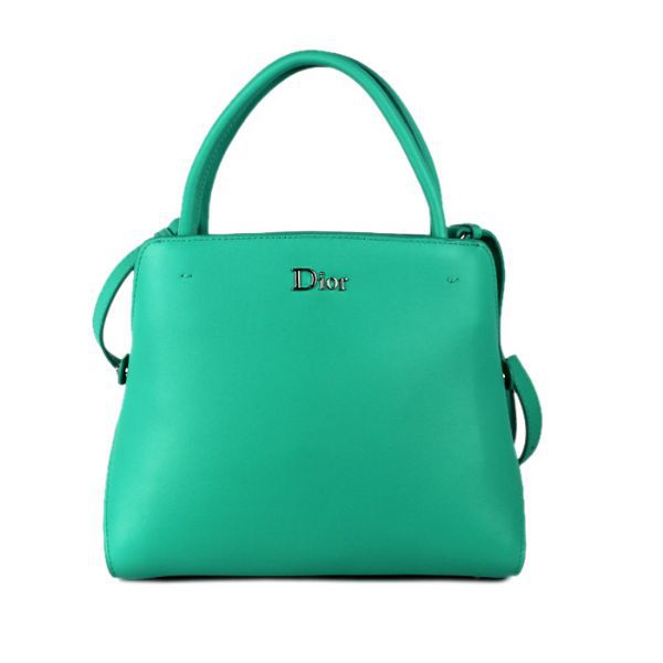 Dior Fall Winter Calfskin Top Handle Bag D0906 Green