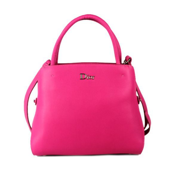 Dior Fall Winter Calfskin Top Handle Bag D0906 Rose