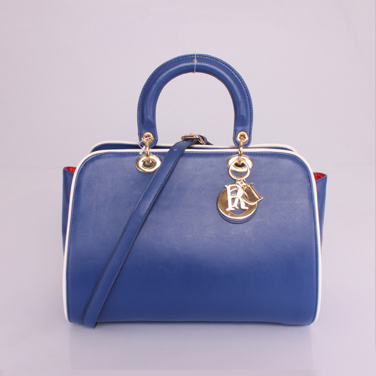 Dior Granville Bag Calfskin Leather D8115 Blue