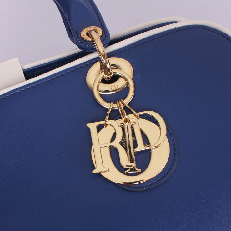 Dior Granville Bag Calfskin Leather D8115 Blue