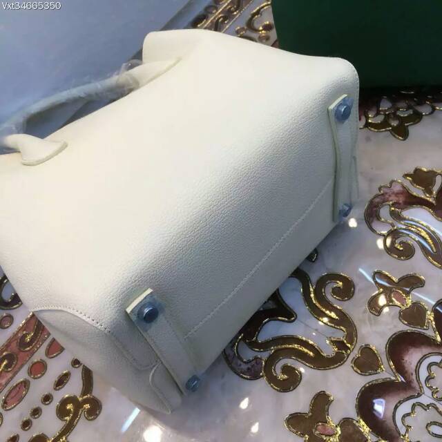 Dior LARGE OPEN BAR BAG SUPPLE White GRAINED CALFSKIN