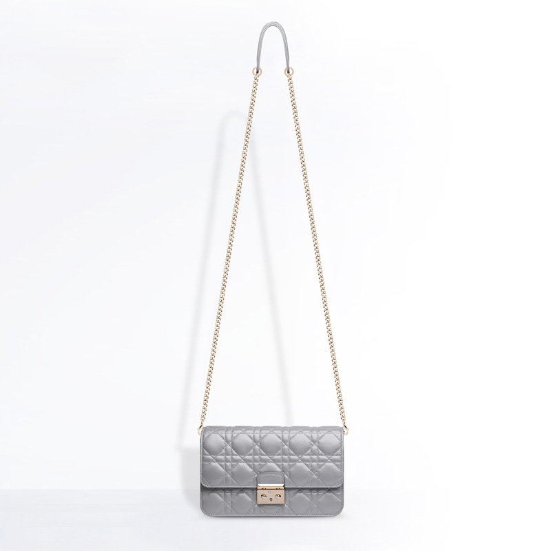 Dior Large Promenade pouch in pearlised Opaline lambskin