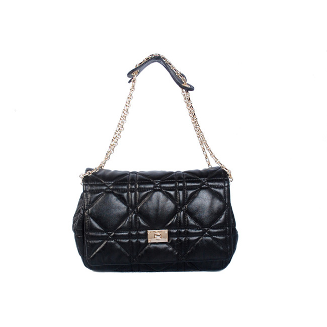 Dior Milly La Foret Bag Sheepskin Leather D6348 Black