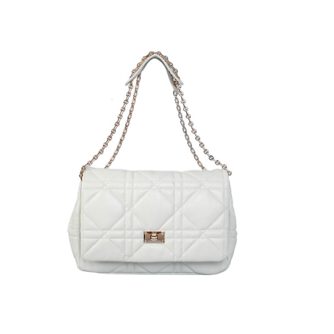 Dior Milly La Foret Bag Sheepskin Leather D6348 White