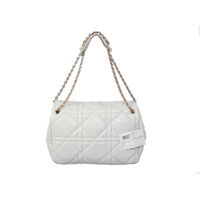 Dior Milly La Foret Bag Sheepskin Leather D6348 White