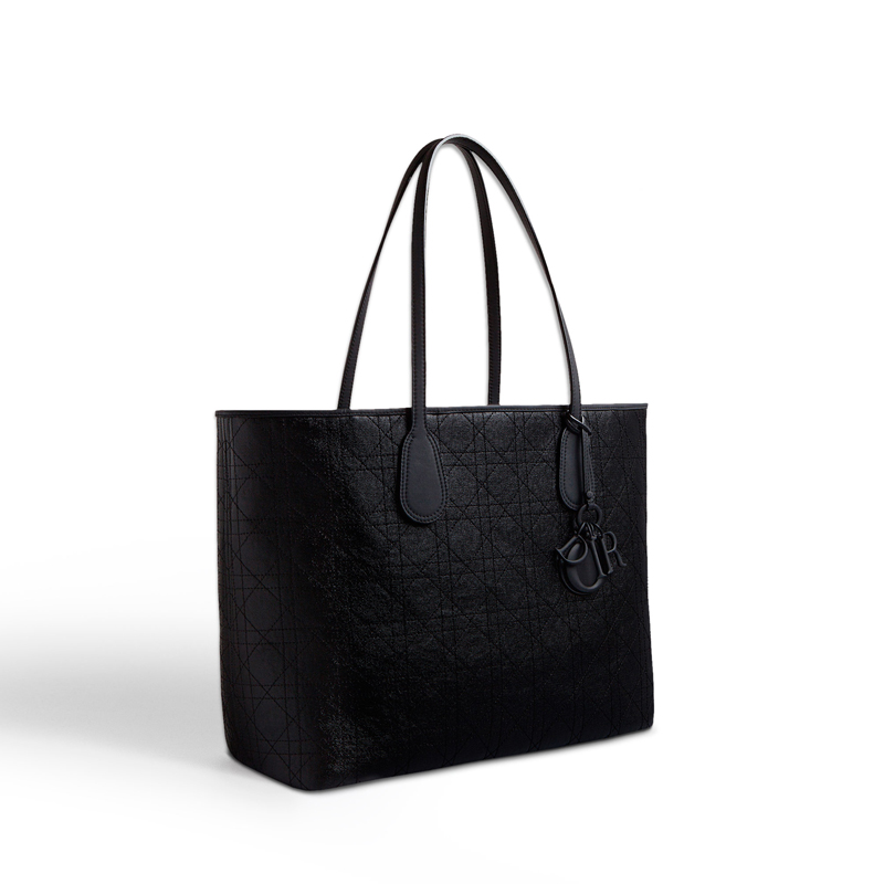 Dior Panarea shopping bag in black canvas